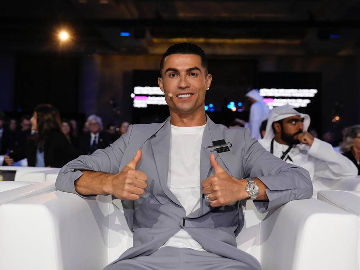 Cristiano Ronaldo fue uno de los grandes protagonistas de la noche en la Gala de los Globe Soccer Awards.