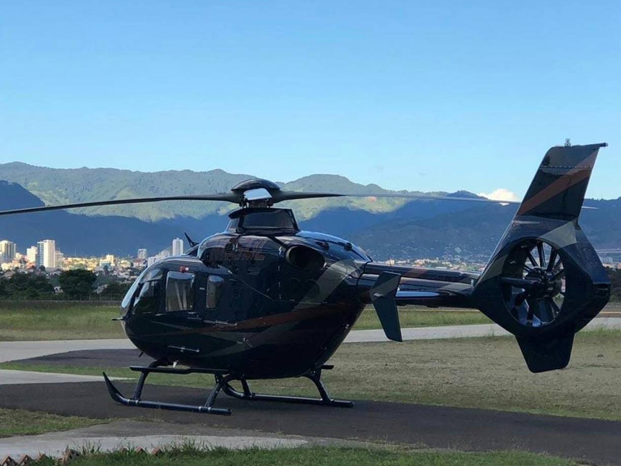 El helicóptero Airbus H-135 con matrícula N135ML fue golpeado por un zopilote.