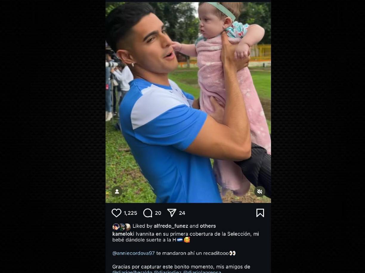 Esta fue la publicación que hizo la madre de la pequeña a través de su cuenta de Instagram.