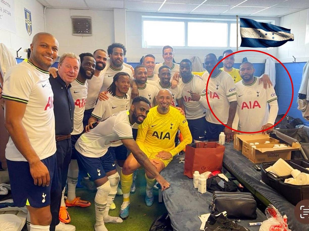 Este domingo, el exfutbolista catracho estuvo presente en este juego de las leyendas de los Spurs.