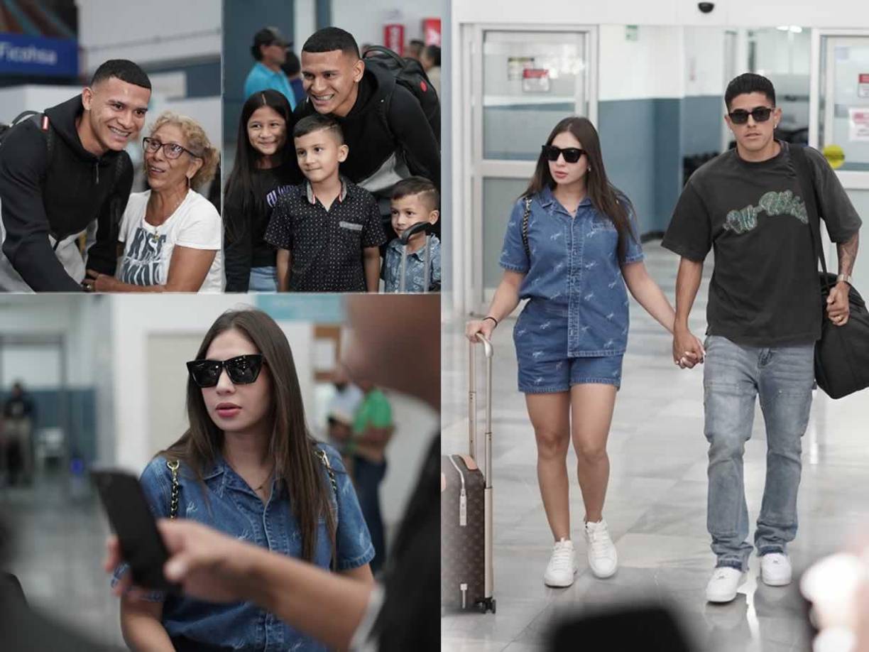 Luis Palma, acompañado por su hermosa novia Annie Córdova, y Kervin Arriaga llegaron este martes a San Pedro Sula para incorporarse a la Selección de Honduras para afrontar los partidos contra México en la Nations League de Concacaf 2024.