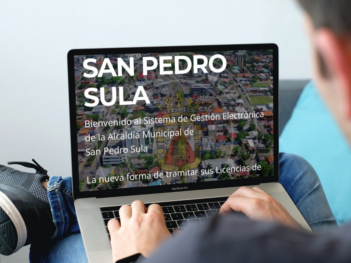 <b>1. </b>Ingresar a la página: <a rel="nofollow noopener noreferrer" href="https://licencias.sanpedrosula.hn/" target="_blank">https://licencias.sanpedrosula.hn/</a>