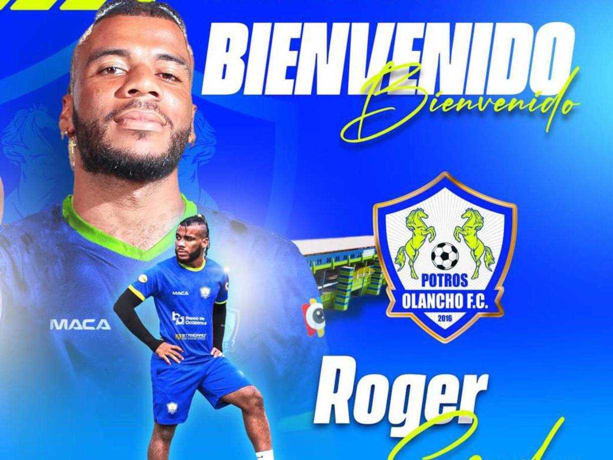 El Olancho FC hizo oficial el fichaje del centrocampista Roger Sanders. El volante llega procedente del Vida.