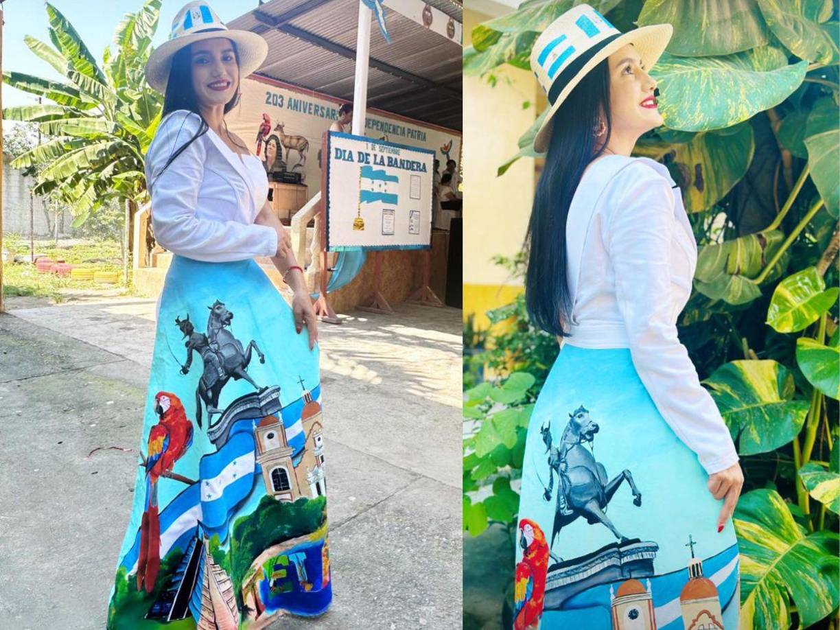 Honduras está de aniversario y docentes, alumnos y padres de familia rinden honor al país en sus 203 años de independencia.