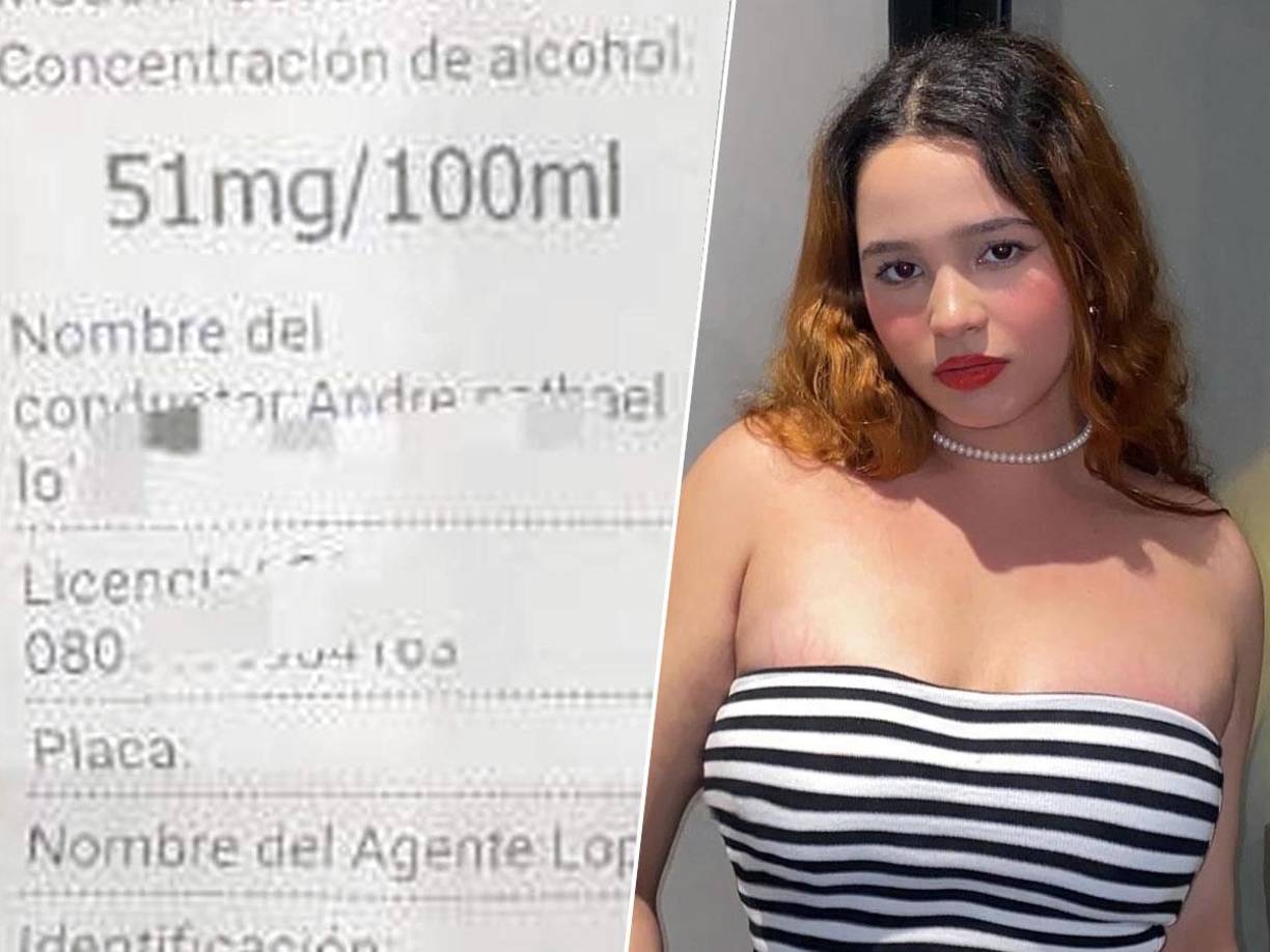 El conductor del vehículo tipo turismo Honda Civic color blanco, con placas HAF 9956, en el que viajaba Mía Pamela Cáceres Ordónez iba bajo la ingesta de bebida alcohólica.