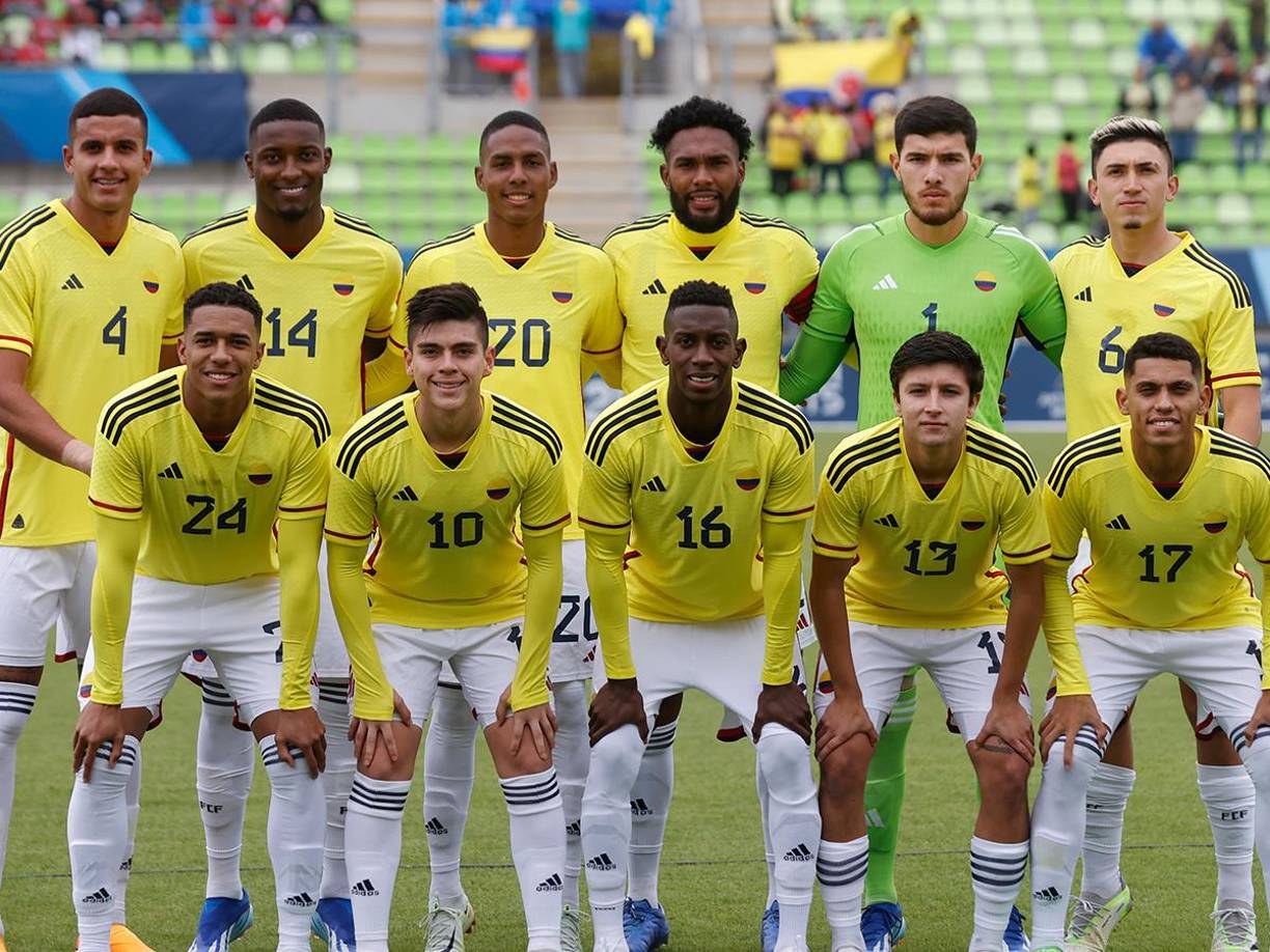 El 11 titular de Colombia que enfrentó a la Sub-23 de Honduras. Los sudamericanos superaron de principio a fin a la Bicolor.