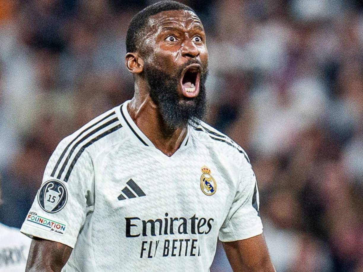 Antonio Rüdiger: El defensor alemán del Real Madrid al parecer estaría en el puesto 12 de la lista definitiva al Balón de Oro 2024.
