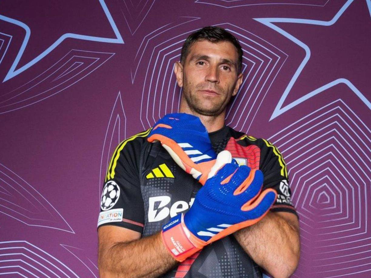 El portero argentino Emiliano Dibu Martínez con el Aston Villa se enfrentará al hondureño Luis Palma del Celtic en la Champions.