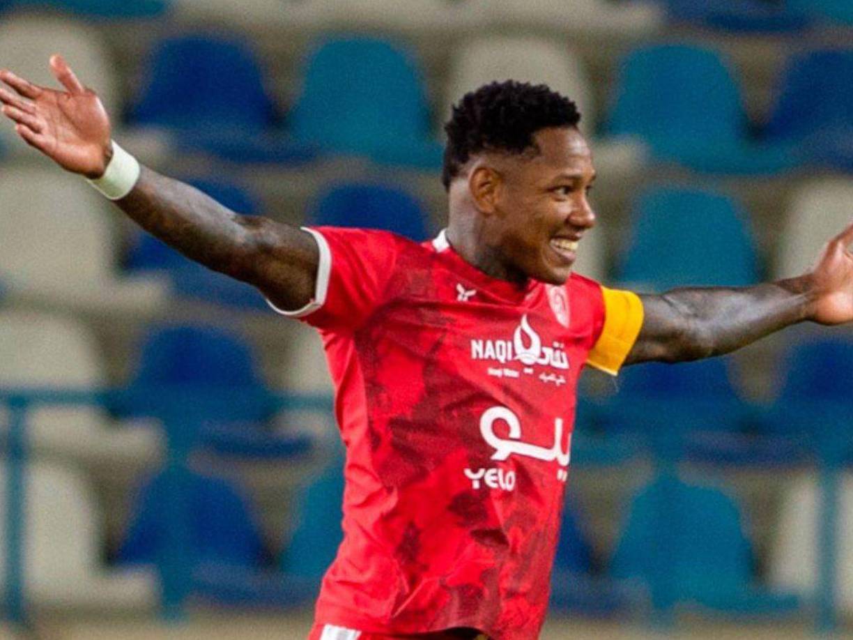 Rommel Quioto: Atraviesa un gran momento en la segunda división de Arabia Saudita y no es tomado a la selección de Honduras. 