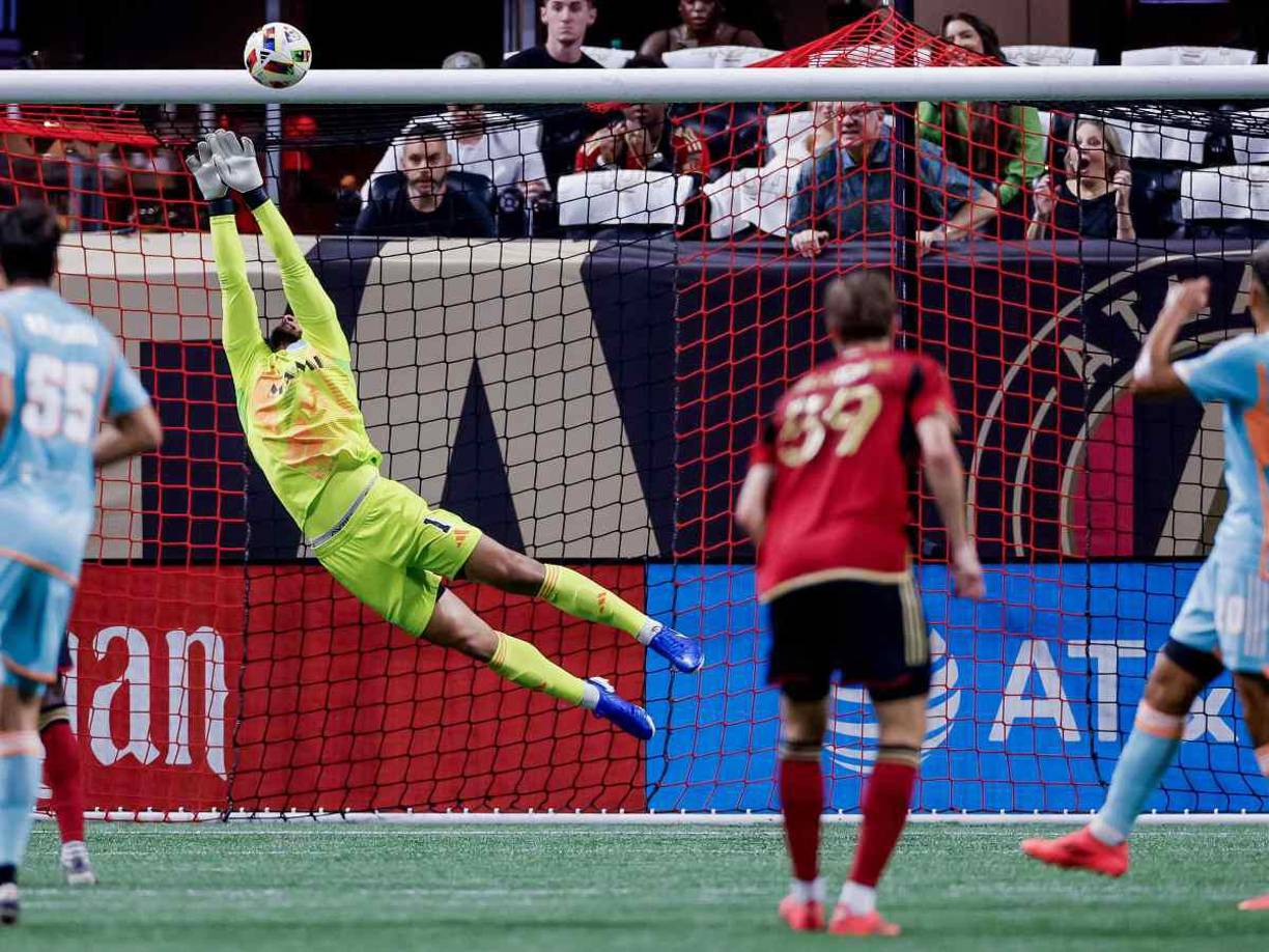 El portero del Inter Miami tuvo bastante trabajo en el juego. 