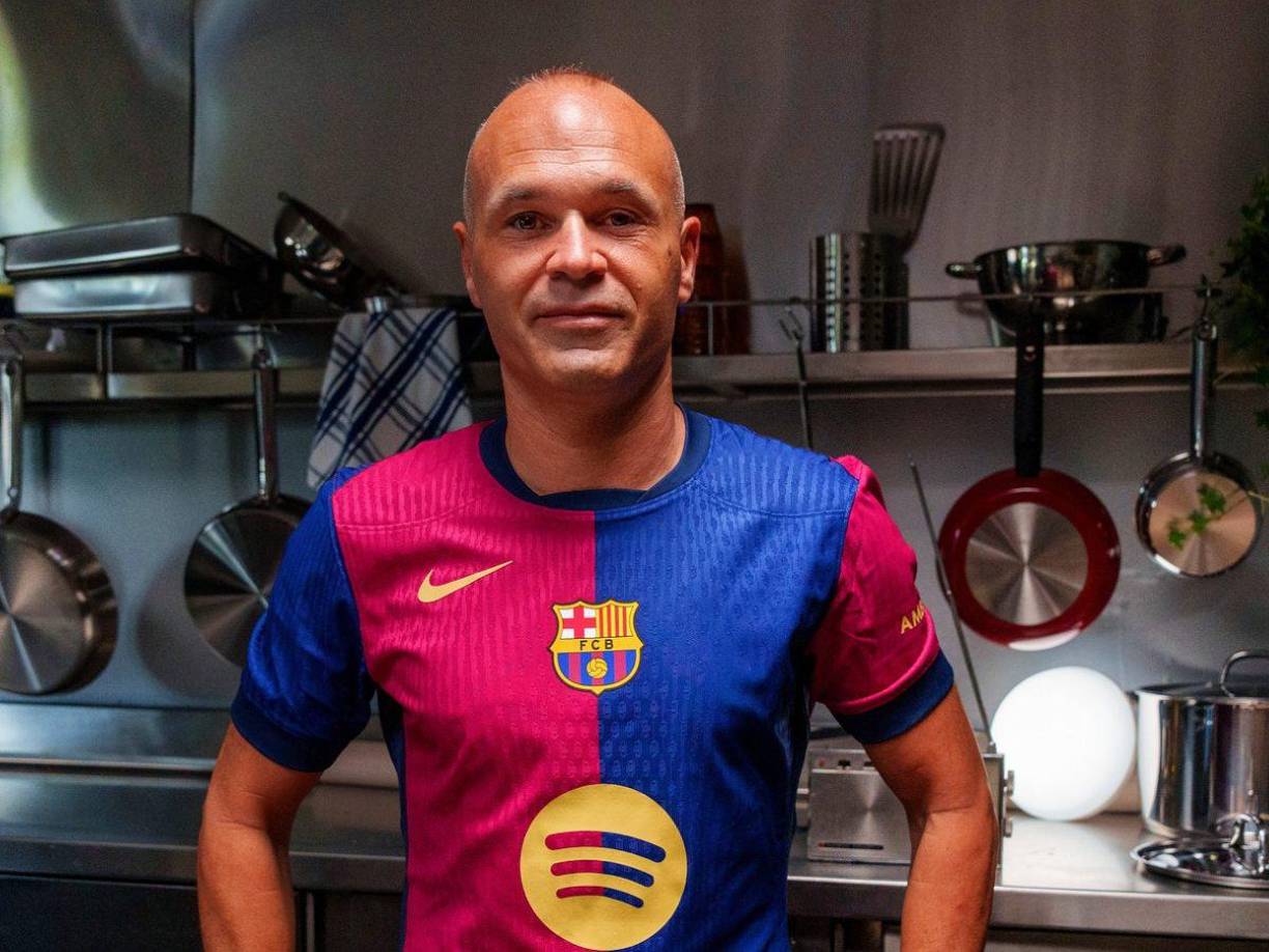 Iniesta no se olvida de su amado Barcelona.