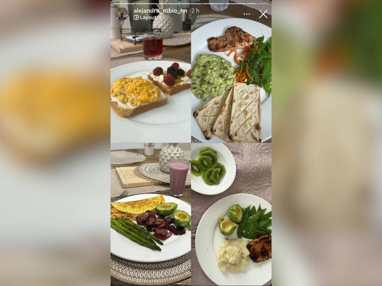 Asimismo, demostró que ya es toda una señora de hogar, presumiendo como le cocina a su esposo. 