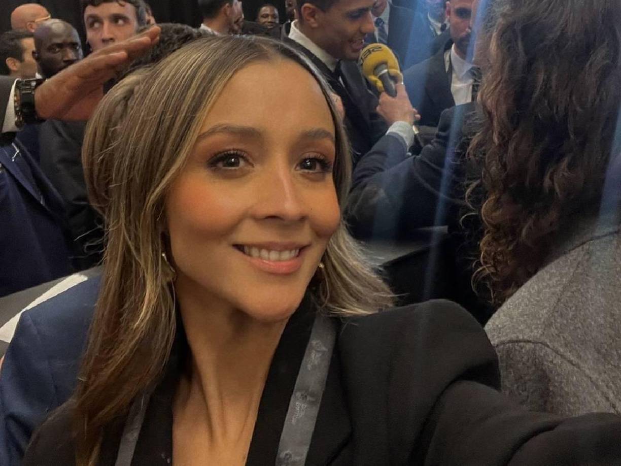 La hondureña estuvo presente en la ceremonia del Balón de Oro y compartió su experiencia a través de sus redes sociales.