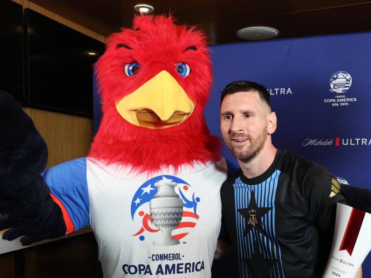 Messi también fue reconocido como el MVP de la semifinal Argentina vs Canadá. 