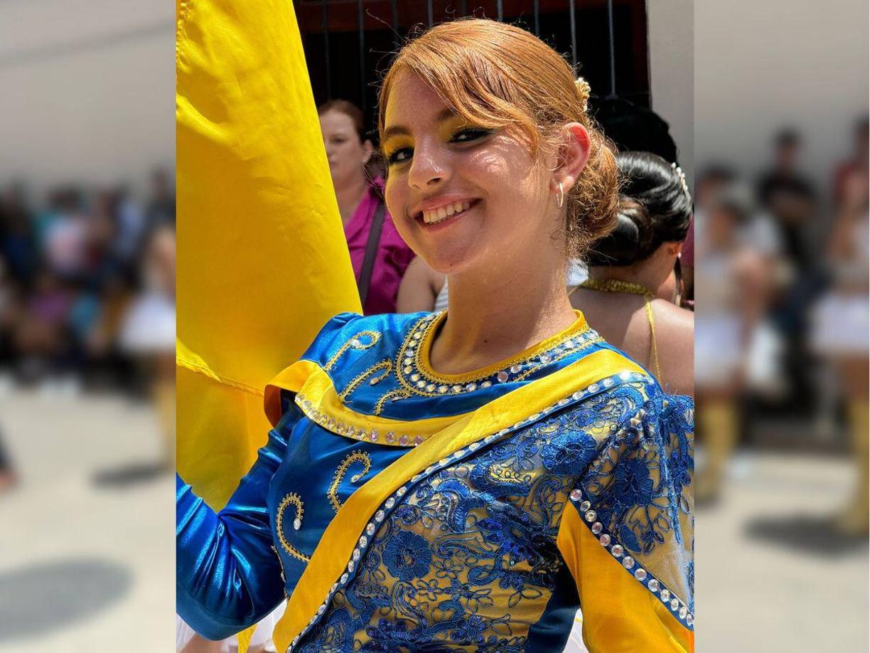 Sofía Wolpert se sumó a la festividad del 203 aniversario de independencia patria. Fotos: Maicol Salisbury.