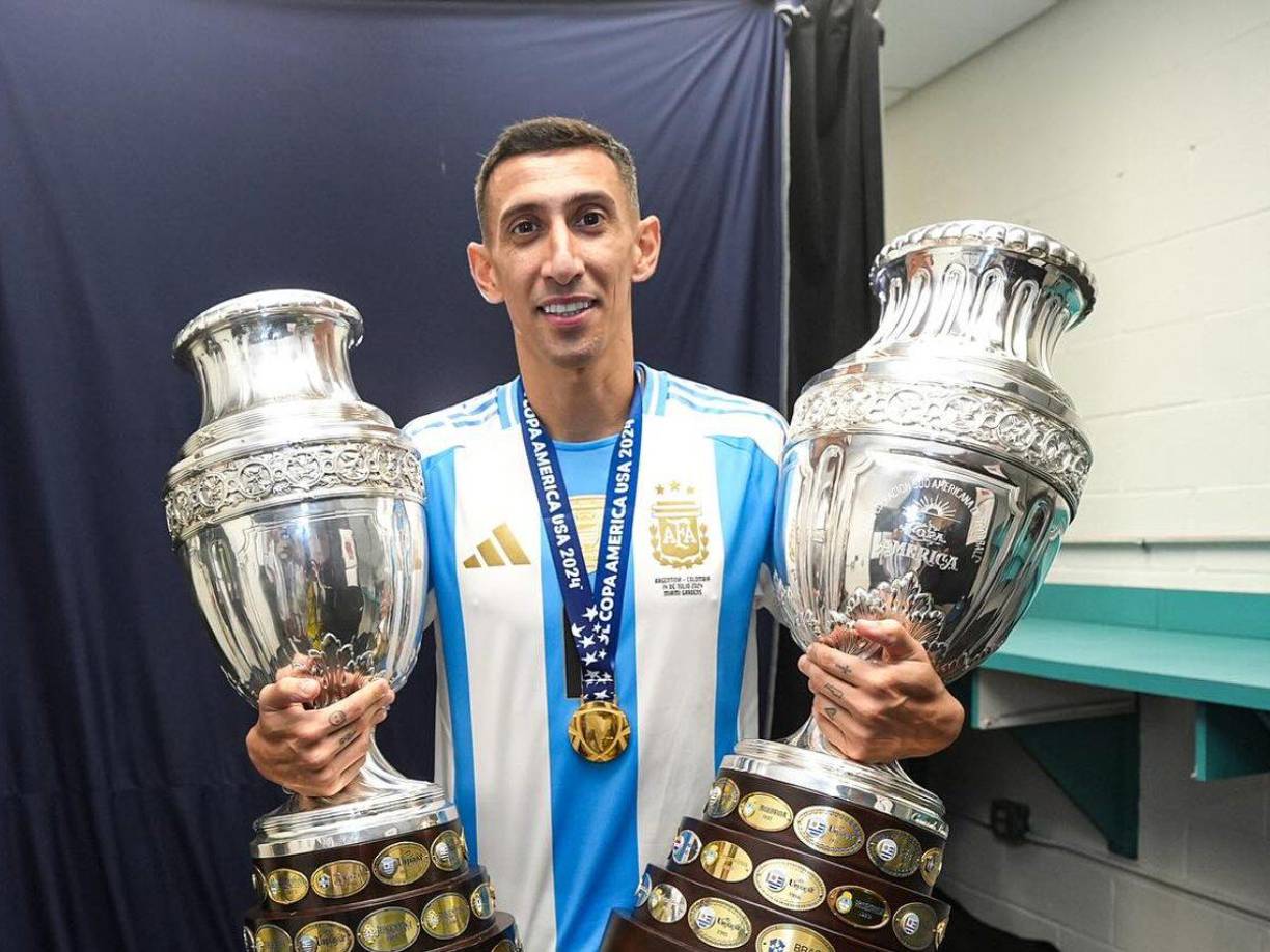 Ángel Di María: El futbolista argentino ha ganado un total de 35 títulos.