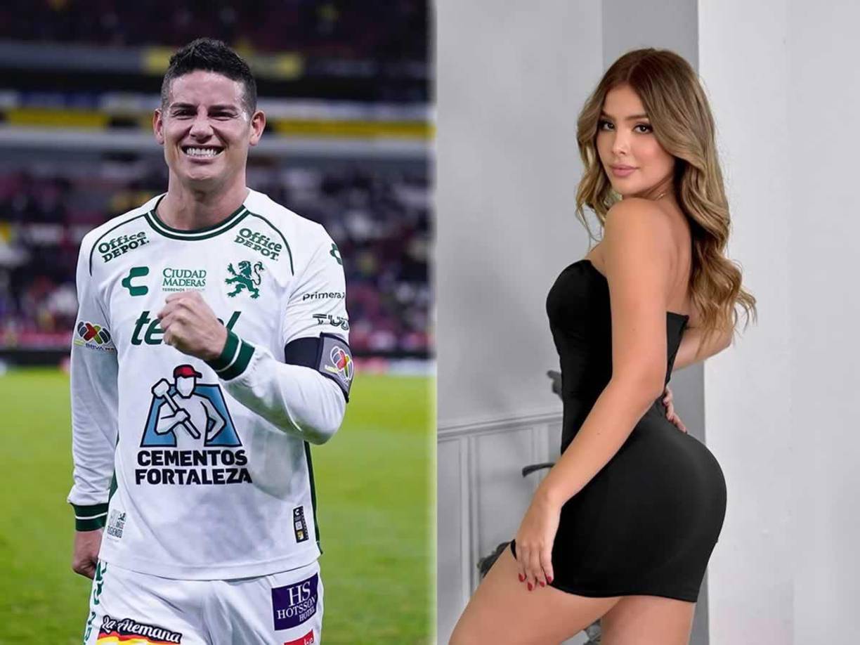 El futbolista colombiano James Rodríguez, del Club León de México, confirmó su romance con una hermosa y sexy modelo que es 12 años menor que él. ¿De quién se tratá?