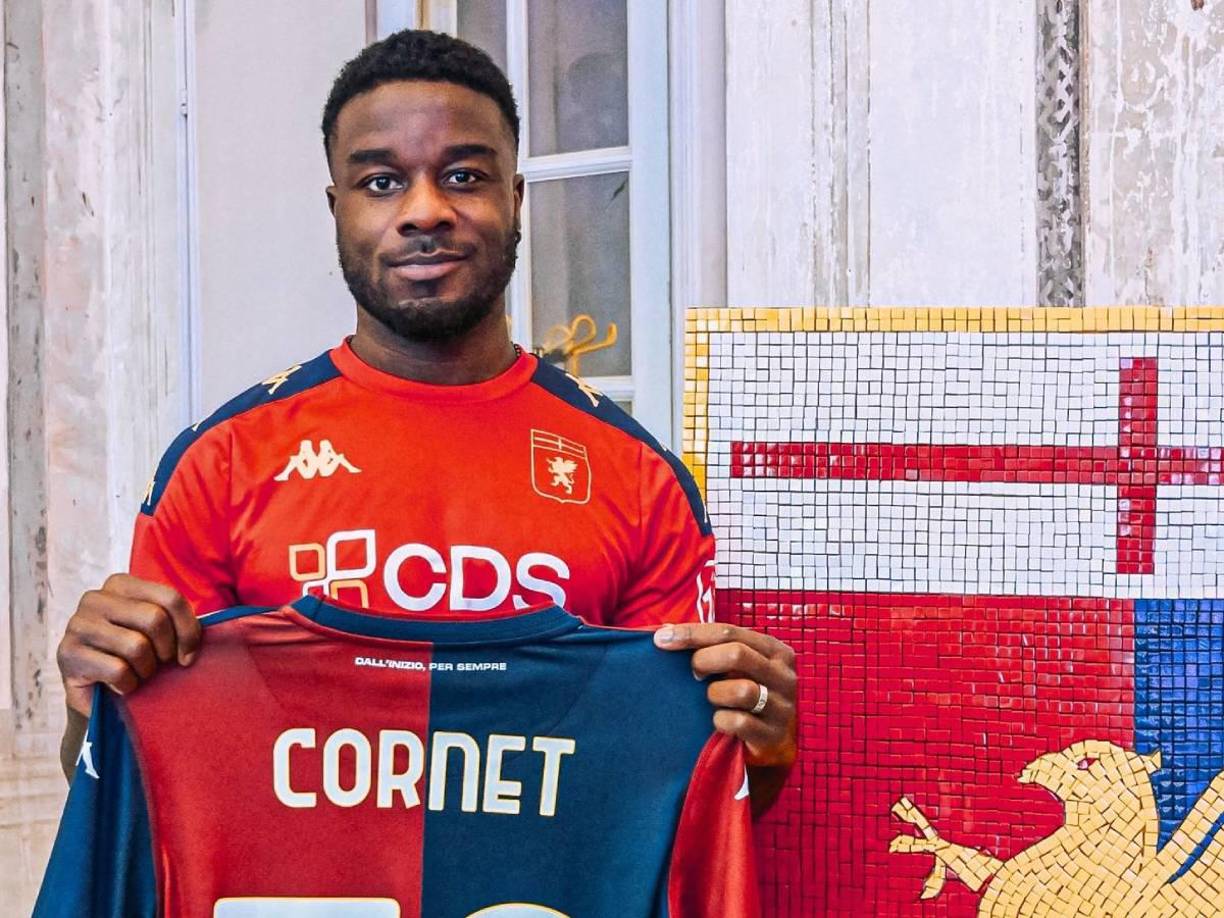 El atacante marfileño Maxwel Cornet es nuevo jugador del Genoa, llega procedente del West Ham.