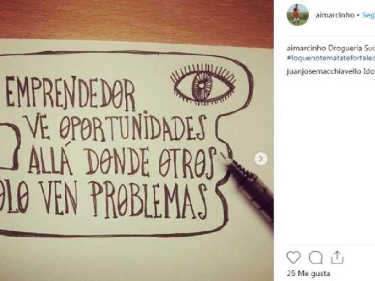 En sus redes sociales ha publicado mensajes de superación luego de lo que vivió en 2002 con el Real Madrid.