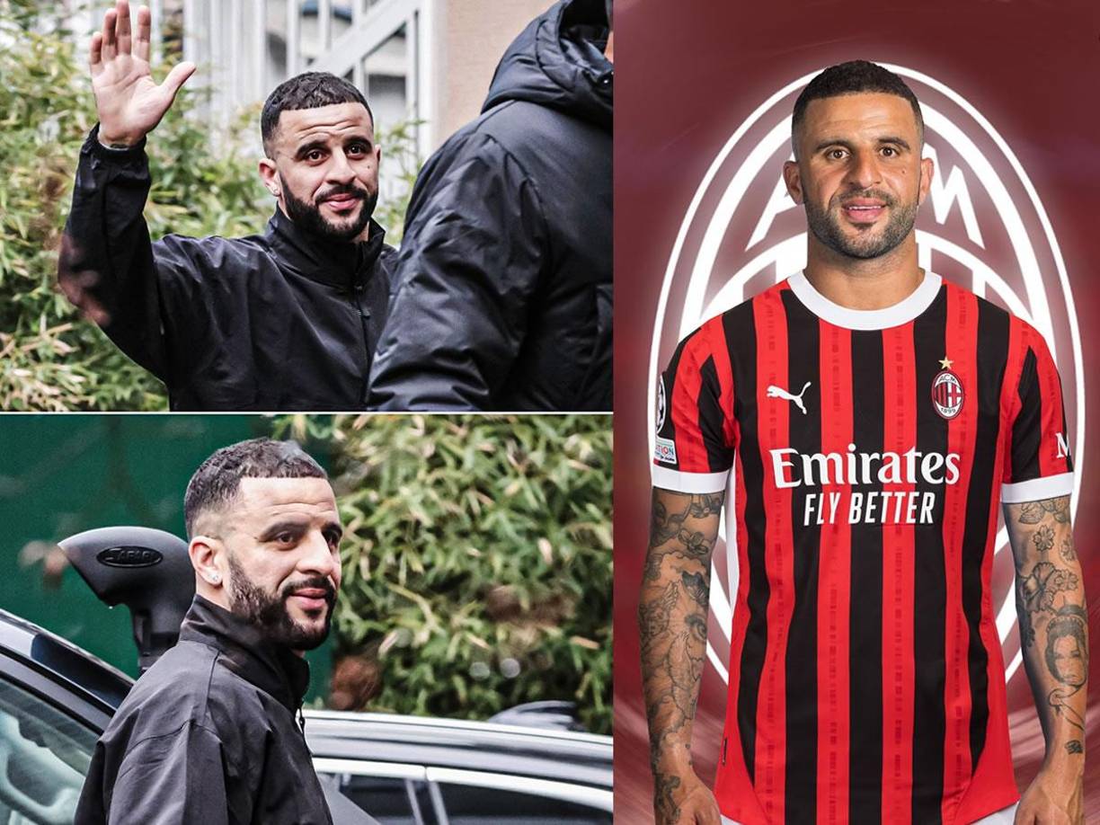 El inglés Kyle Walker llegó este jueves a Italia para, procedente del Manchester City, cerrar su cesión con el AC Milan y reforzar la posición de lateral derecho ‘rossonero’.