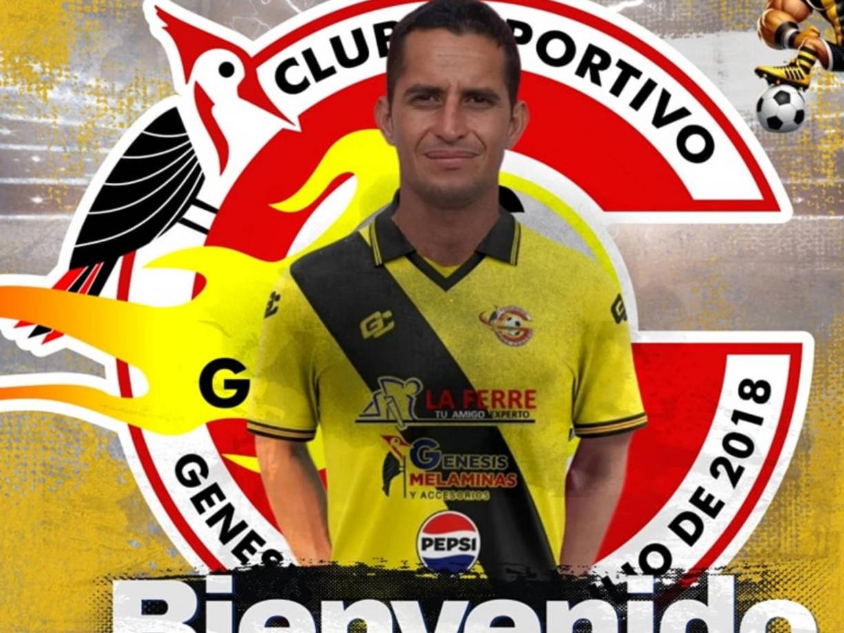 El centrocampista hondureño Oliver Morazán fue anunciado como nuevo jugador del Génesis.