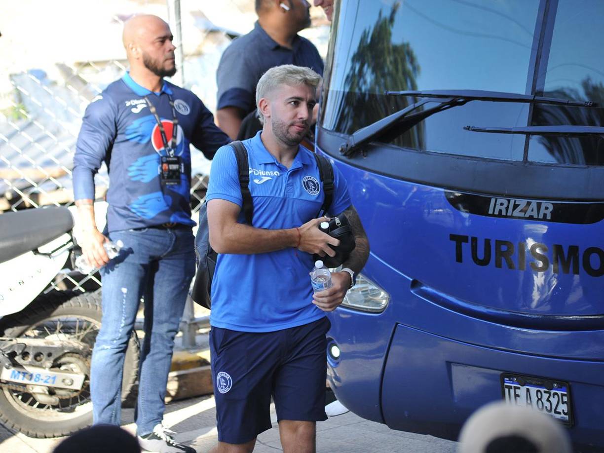 Motagua llegó al estadio Nacional Chelato Uclés una hora antes del pitazo inicial