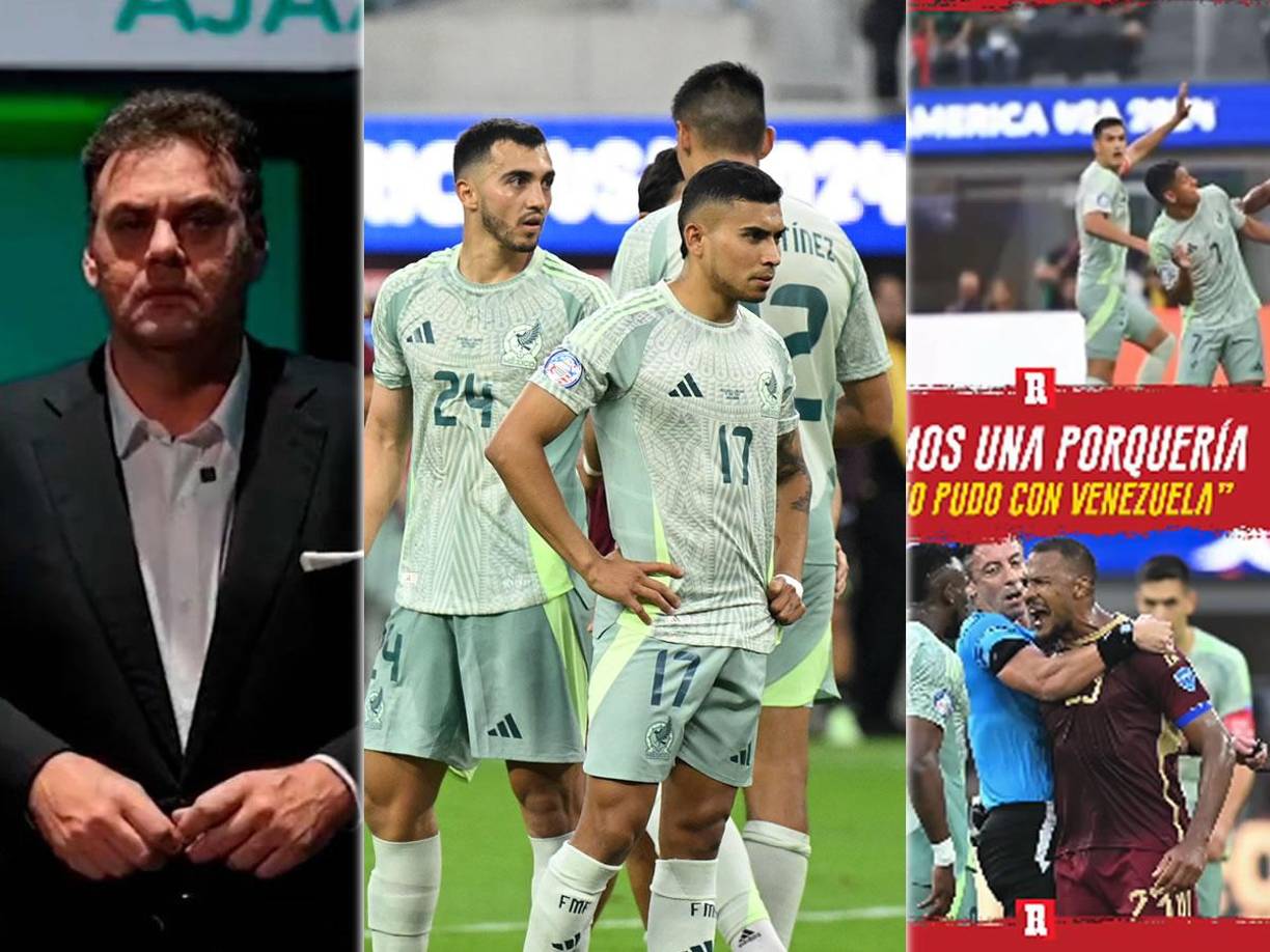 Así reaccionó la prensa mexicana y periodistas tras la derrota de México contra Venezuela en la Copa América 2024. David Faitelson dio su opinión y en Honduras atizan contra el Tri.