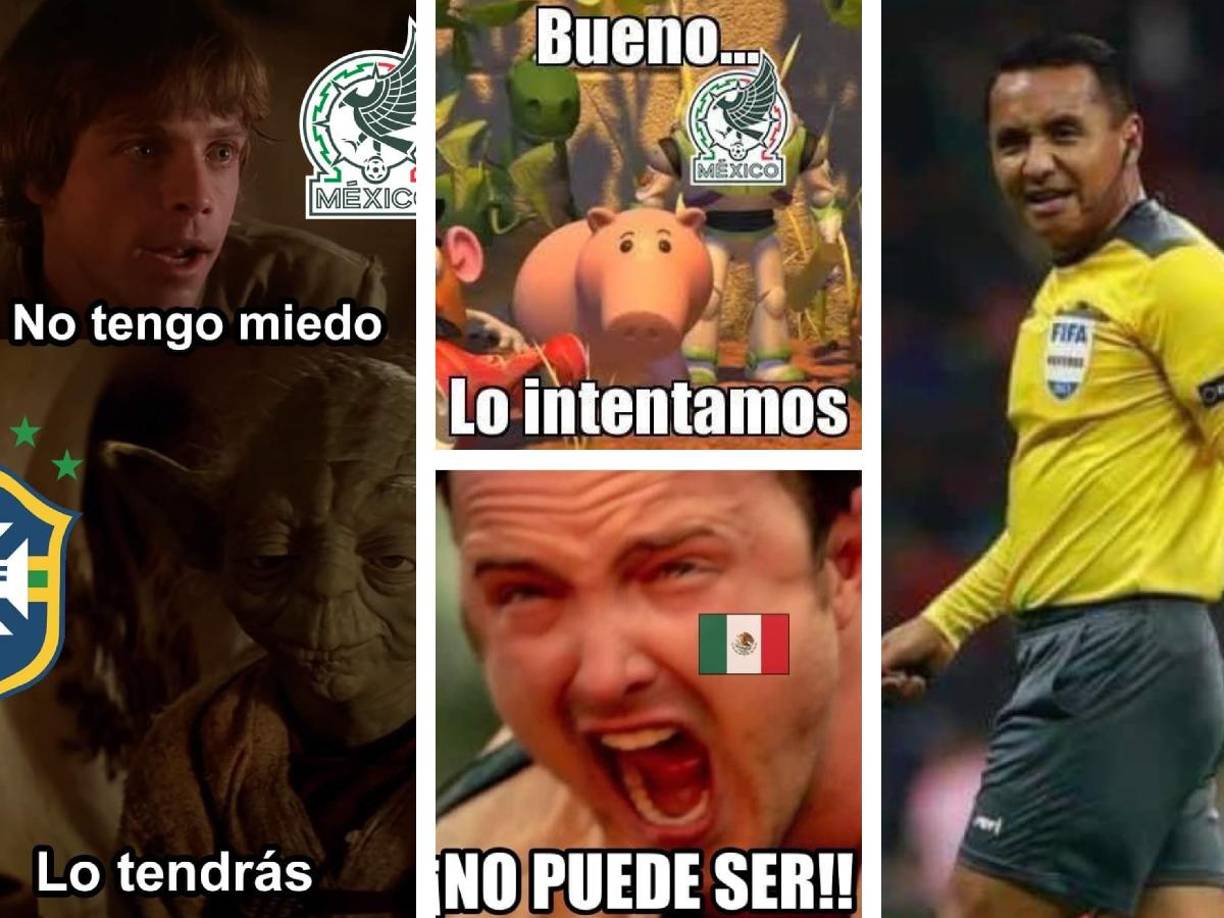México cayó por 3-2 ante Brasil y aunque estuvo cerca de empatarle las redes sociales no perdonaron y así se burlaron de los aztecas.
