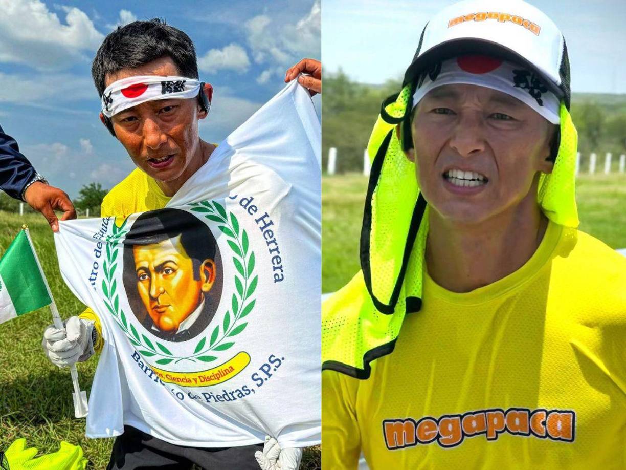 El influencer japonés radicado en Honduras, Shin Fujiyama, recibió este jueves una terrible noticia en medio de su extremo reto de correr desde México hasta Honduras.
