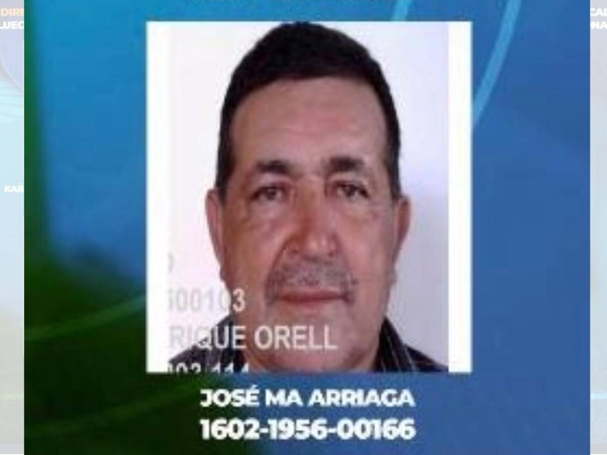 José Maradiaga de 68 años.