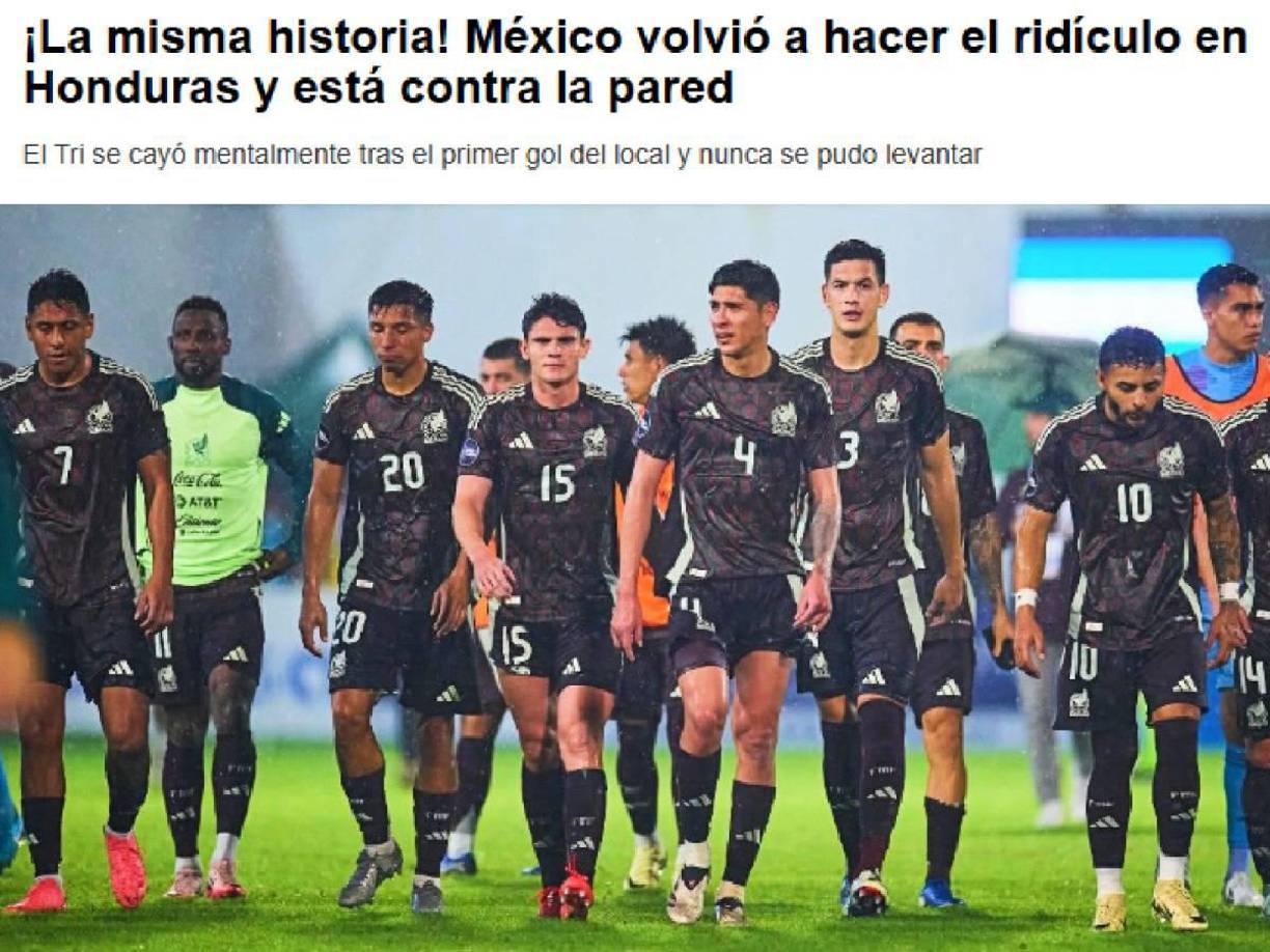 Ovaciones señala que México “volvió a hacer el ridículo” contra Honduras y después del primer tanto se “cayó mentalmente y nunca se pudo levantar”.