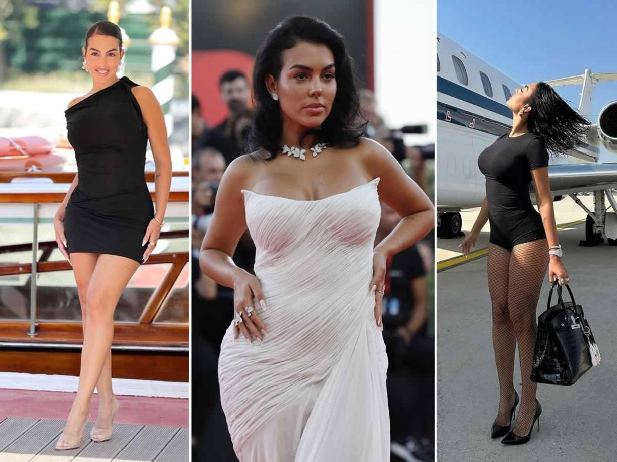 Georgina Rodríguez, pareja de Cristiano Ronaldo, desfiló por la alfombra roja de la edición número 81 del Festival de Cine de Venecia y deja con la boca abierta a todos con su nuevo corte de pelo y un sexy look.