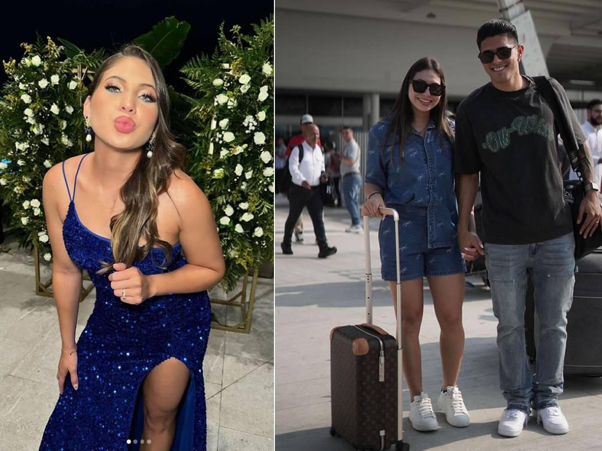 Annie Córdova acompañó a Luis Palma a su viaje a San Pedro Sula, donde el jugador se unió a la Selección de Honduras de cara a los partidos contra México.