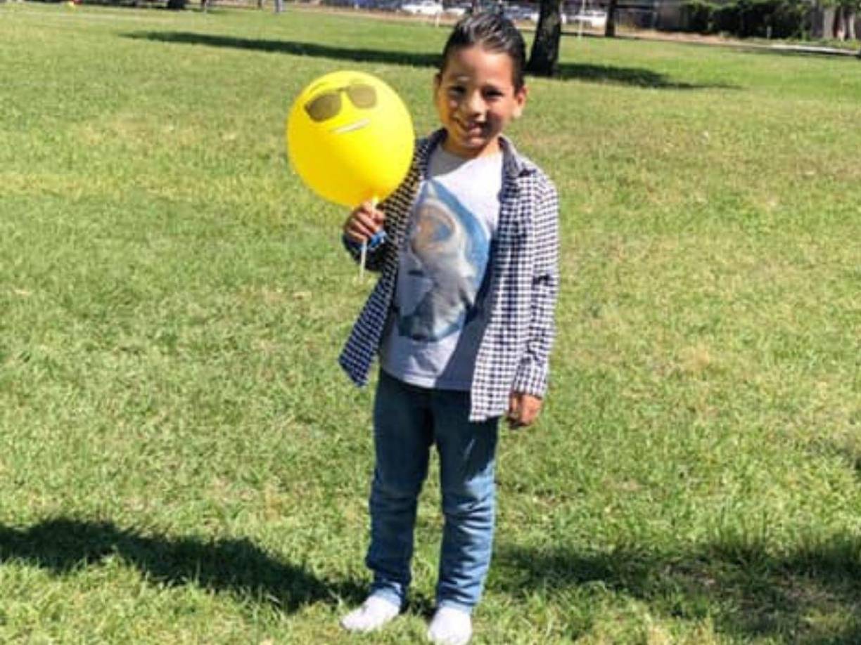 Daniel Enrique Lazo de ocho años era el hijo de Sonia.