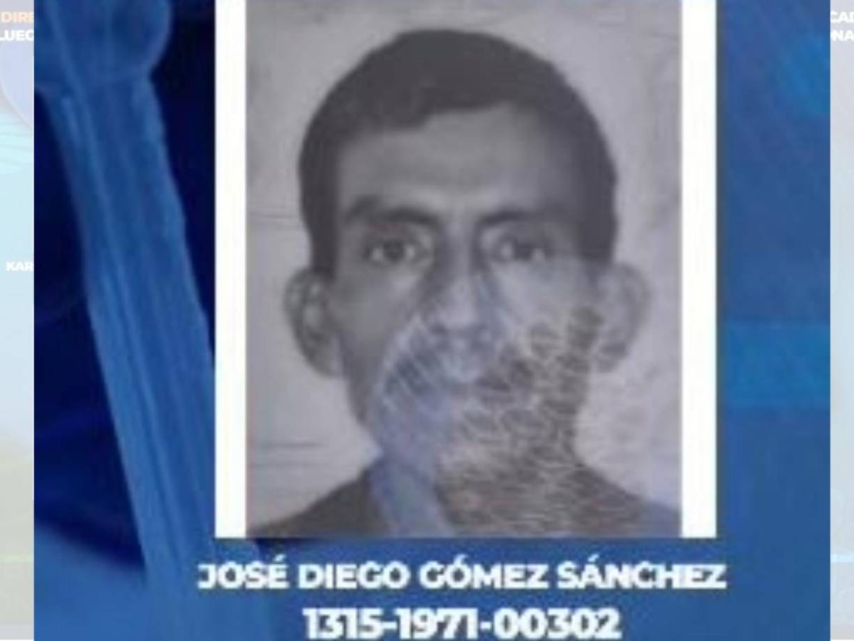 José Diego Gómez Sánchez de 53 años.