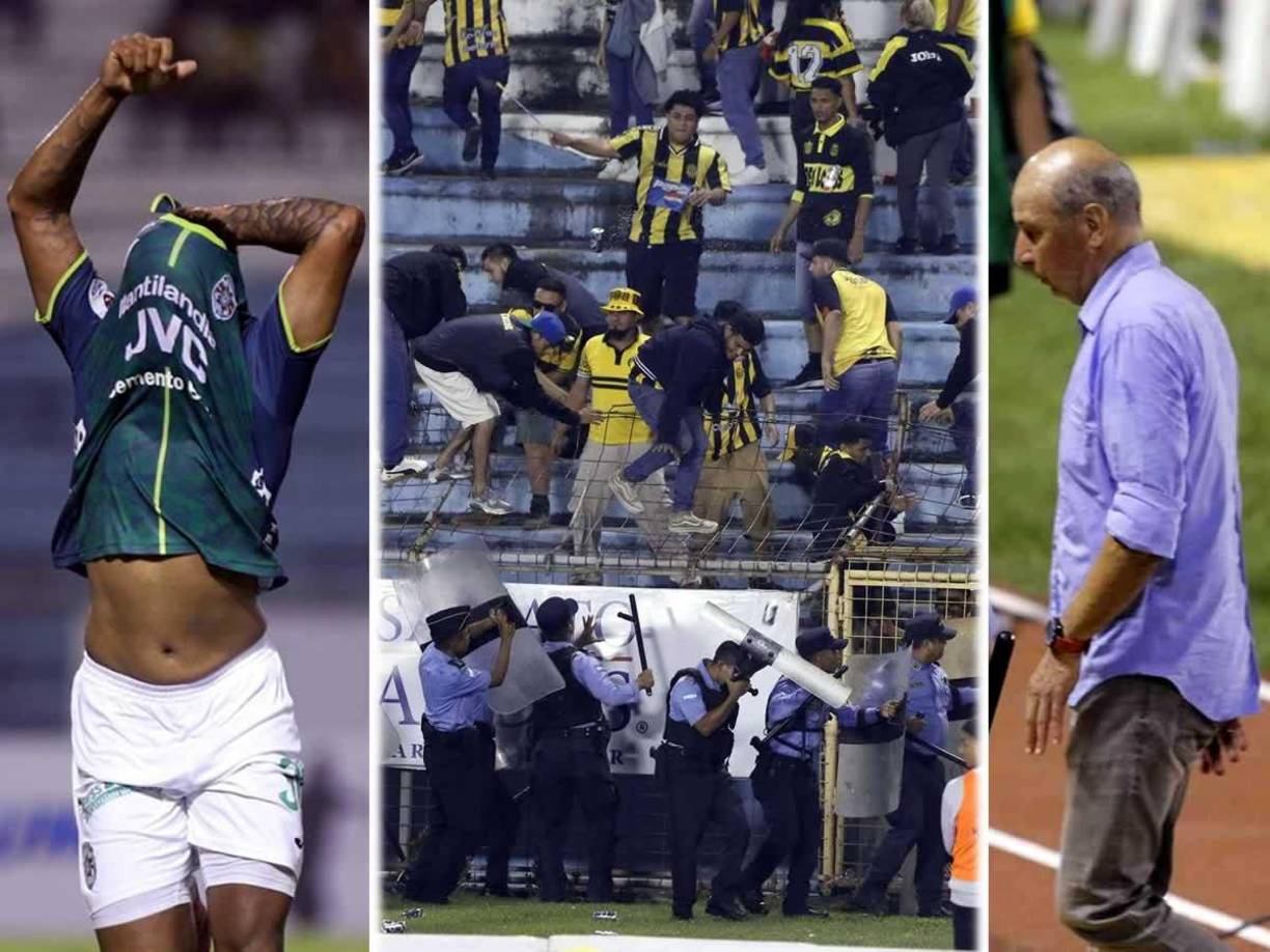 Las imágenes que nos dejó el cierre de la Jornada 13 del Torneo Apertura 2023 con el triunfazo del Marathón sobre Real España y lo ocurrido en el Victoria-Real Sociedad en La Ceiba.