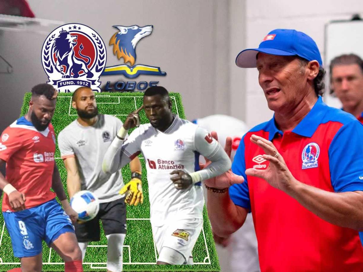 El Olimpia se enfrenta a los Lobos de la UPNFM en el regreso de la Liga Nacional tras el parón de Fecha FIFA y Pedro Troglio presentará novedades en el 11 titular.