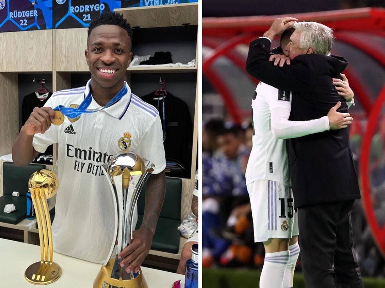 Las imágenes de la victoria del Real Madrid (5-3) contra el Al Hilal para coronarse campeón del Mundial de Clubes en Marruecos, con grandes protagonistas como Vinicius, Fede Valverde y Karim Benzema.
