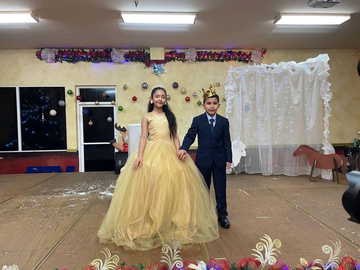 La Reina y Rey de Primaria, Isabella Amaya y David Escoto
