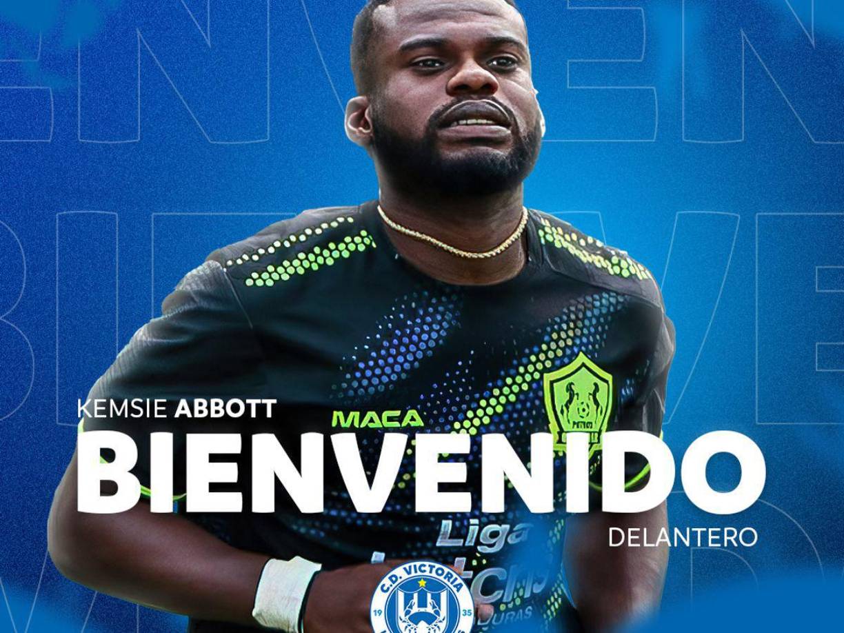 Kemsie Abbot se olvidó del Olancho FC para unirse al CD Victoria de La Ceiba. Es uno de los refuerzos jaibos para el Apertura 2024.