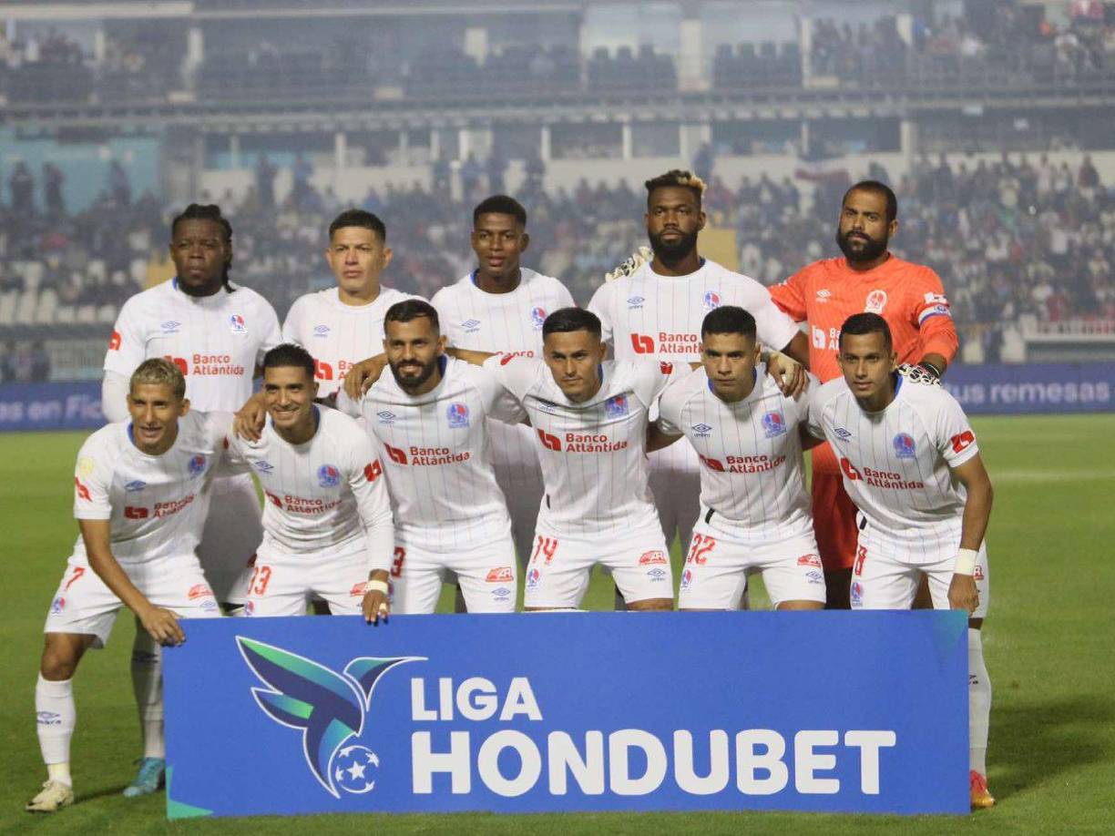 El 11 titular del Olimpia que enfrentó al Motagua en una nueva edición del clásico capitalino. 