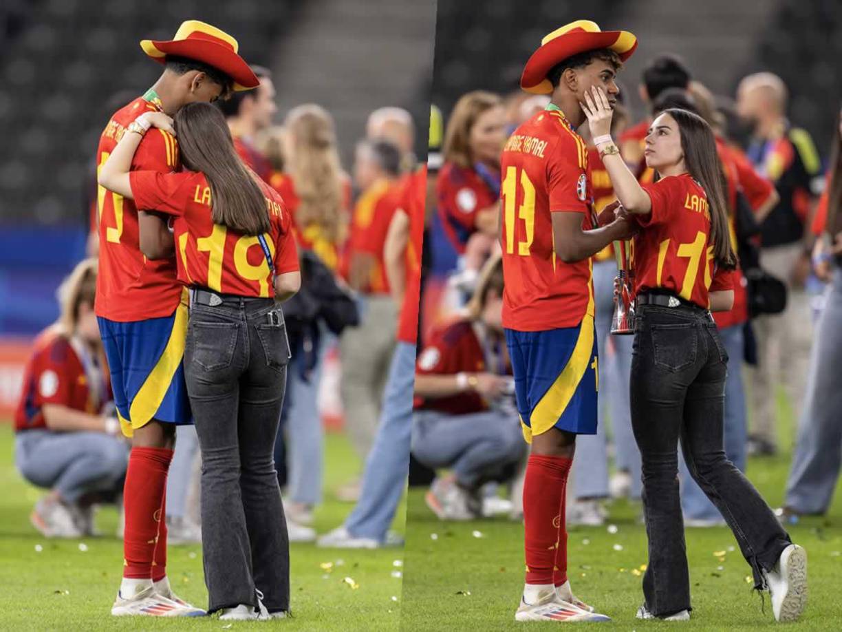 Durante la celebración de la victoria de la Eurocopa por parte de España, Lamine Yamal fue captado acompañado por una chica y todo el mundo se preguntaba quién era. 