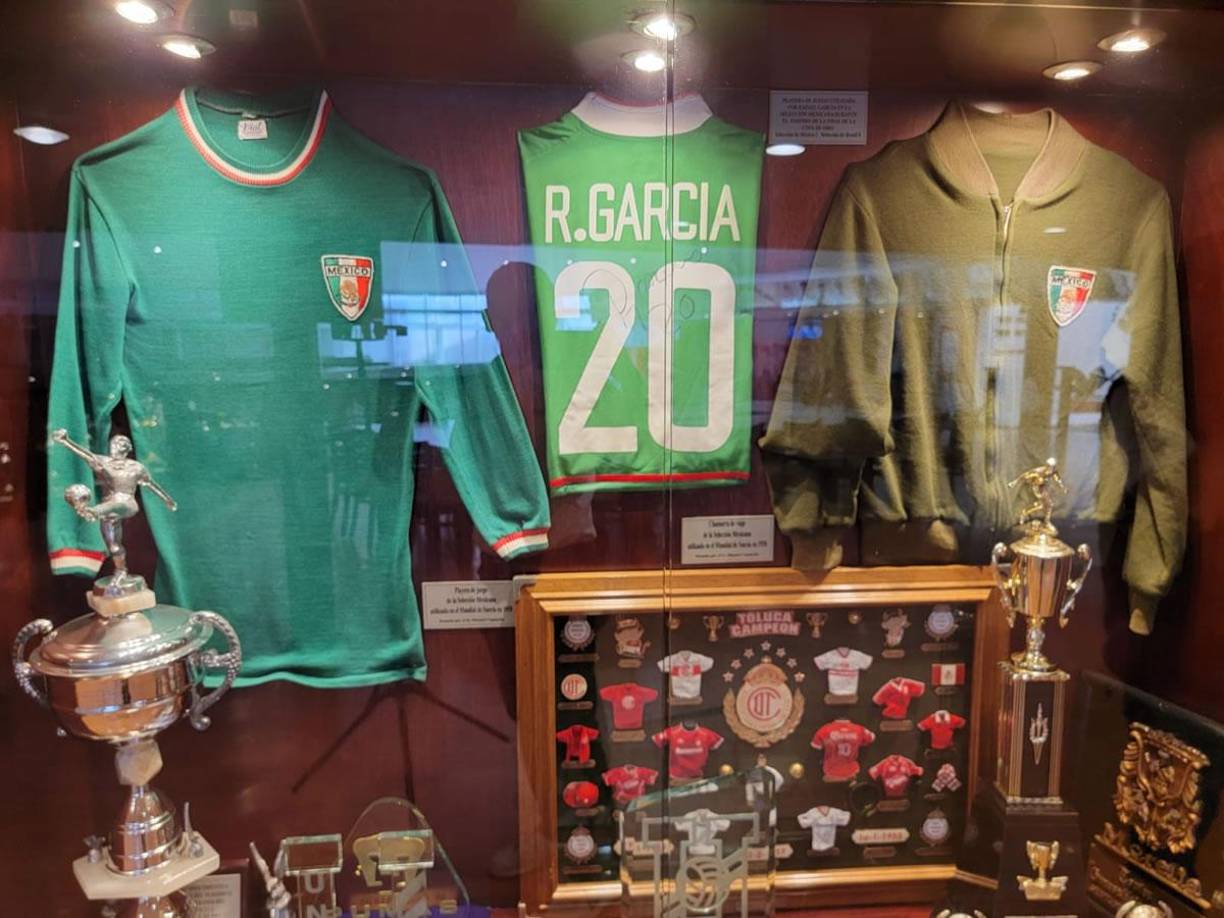 Así es el histórico y bonito museo del club mexicano Toluca en el estadio Nemesio Diez.