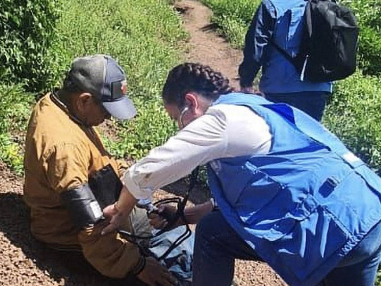 “Los primeros dos o tres días sufrí con cuestiones del alimento”, dijo el viernes Manuel <b>Díaz</b>. Esas primeras jornadas caminaba entre 8 y 12 horas diarias.