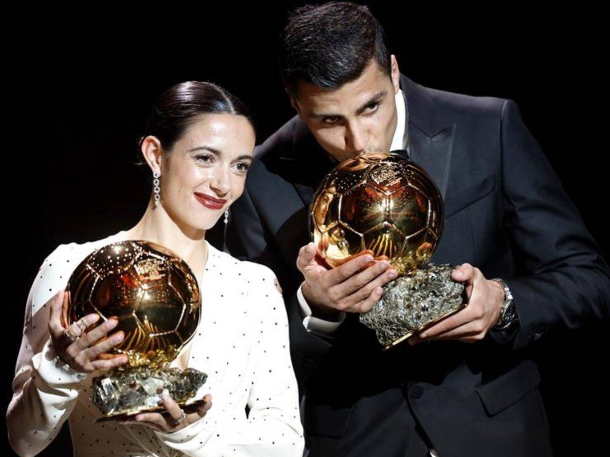 Aitana y Rodri ganaron el Balón de Oro por parte de la revista France Football. 