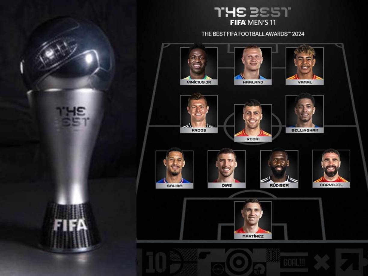 Este es el equipo ideal de la FIFA en los Premios The Best 2024.