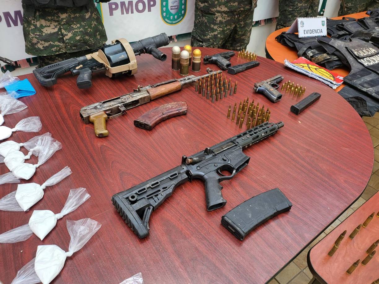 En la operación participaron miembros de la Policía Militar del Orden Público, agentes de investigación de la Policía Militar del Orden Público. También participaron miembros de la Fuerza de Tarea Interinstitucional FTI de Cortés.