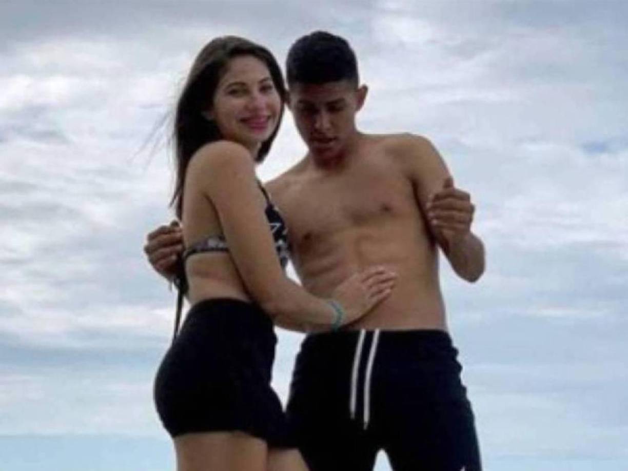 Una imagen de hace unos años de Annie Córdova y Luis Palma cuando empezaron su relación.