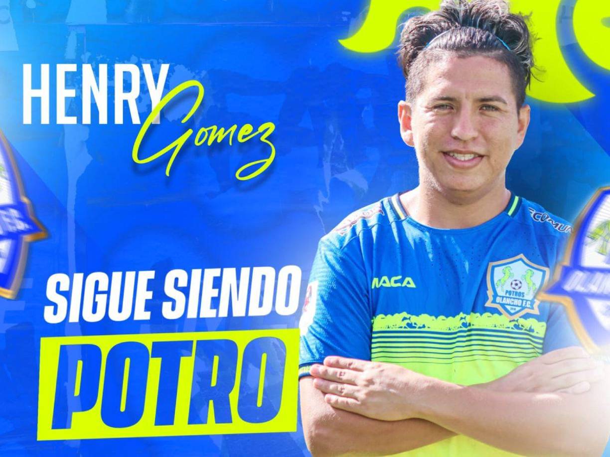 Henry Gómez fue ratificado por Olancho FC. El centrocampista se mantiene en las filas de los Potros.