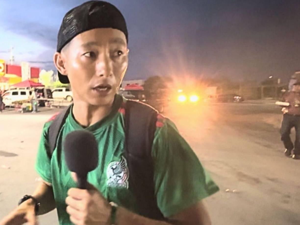 El influencer japonés, Shin Fujiyama, fue sorprendido recientemente con un reconocimiento en medio de su extremo reto de correr de México hasta Honduras.